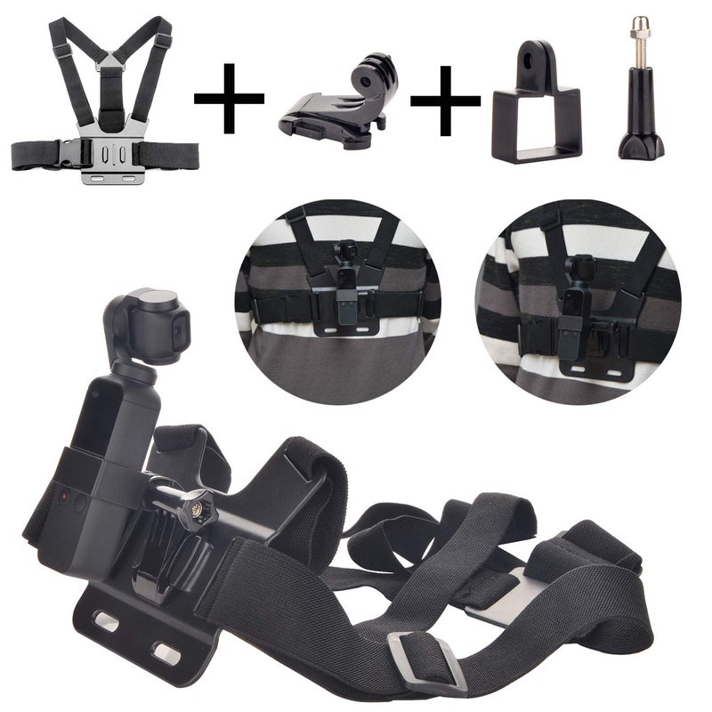 Arisll Accessories Kit for Dji OSMO Pocket/Pocket 2, Handheld Mount Adapter Tripod Case Expansion Phone Bracket Screen Protector for Osmo Pocket/Pocket 2 - Image 4